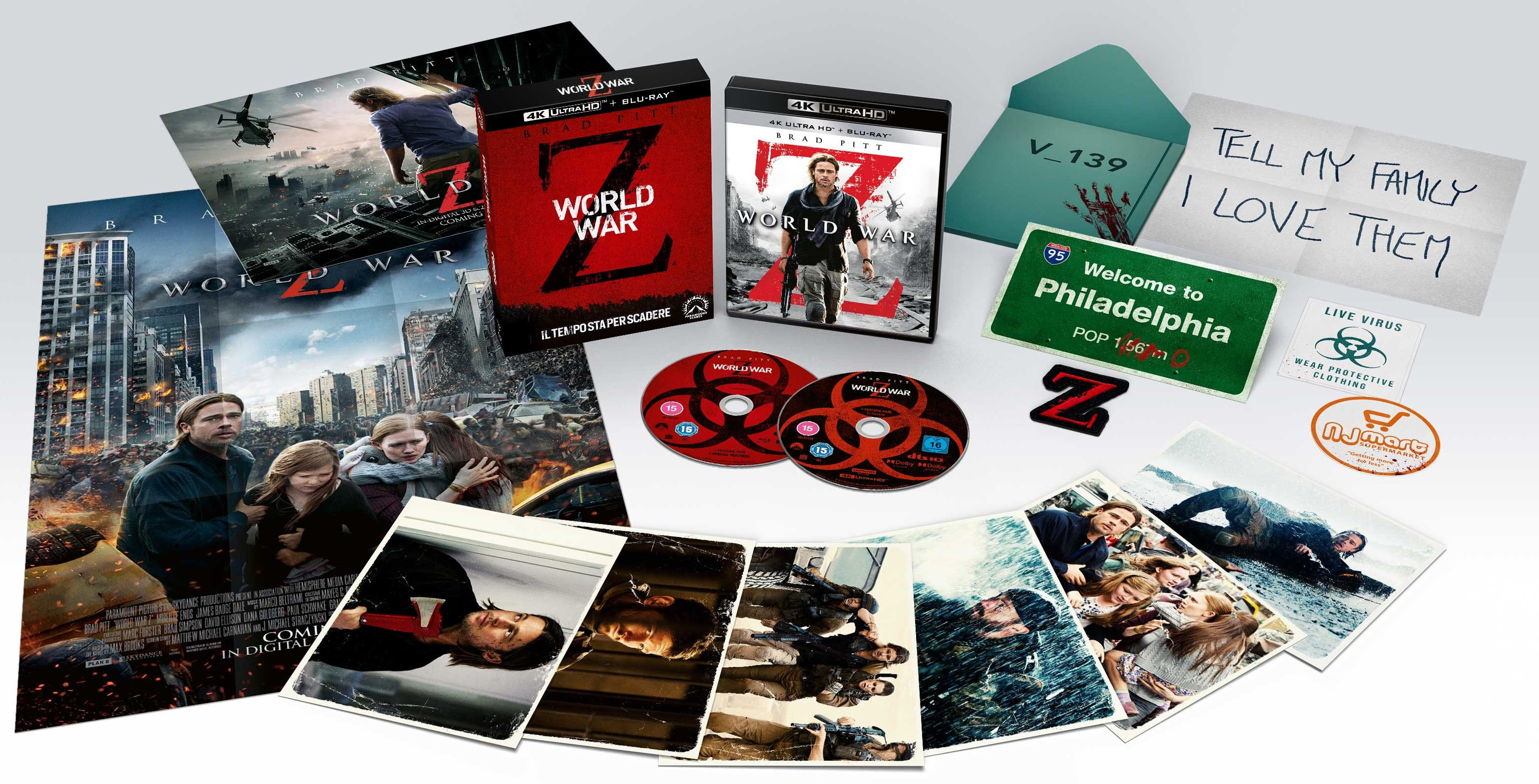World War Z - Collector’s Edition (4K Ultra HD + Blu-Ray Disc)