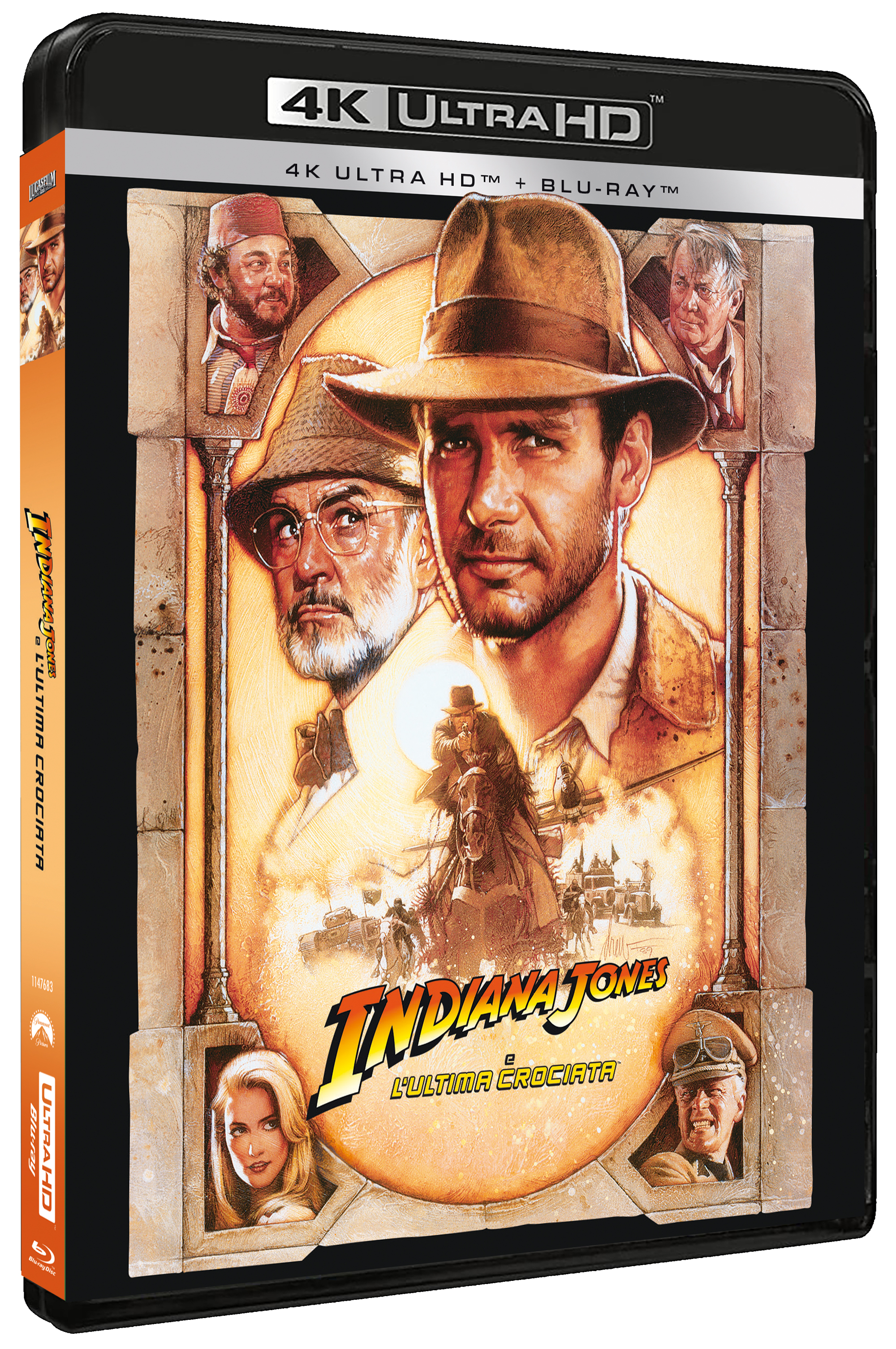 Indiana Jones e l'ultima crociata (4K Ultra HD + Blu-Ray Disc)