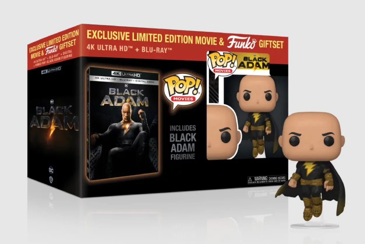 Black Adam (4K Ultra HD + Blu-Ray Disc + Funko)