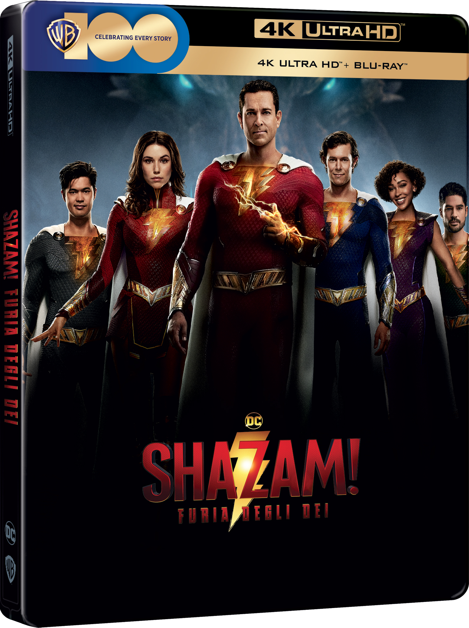 Shazam! Furia degli Dei - Steelbook 2 (4K Ultra HD + Blu-Ray Disc - SteelBook)