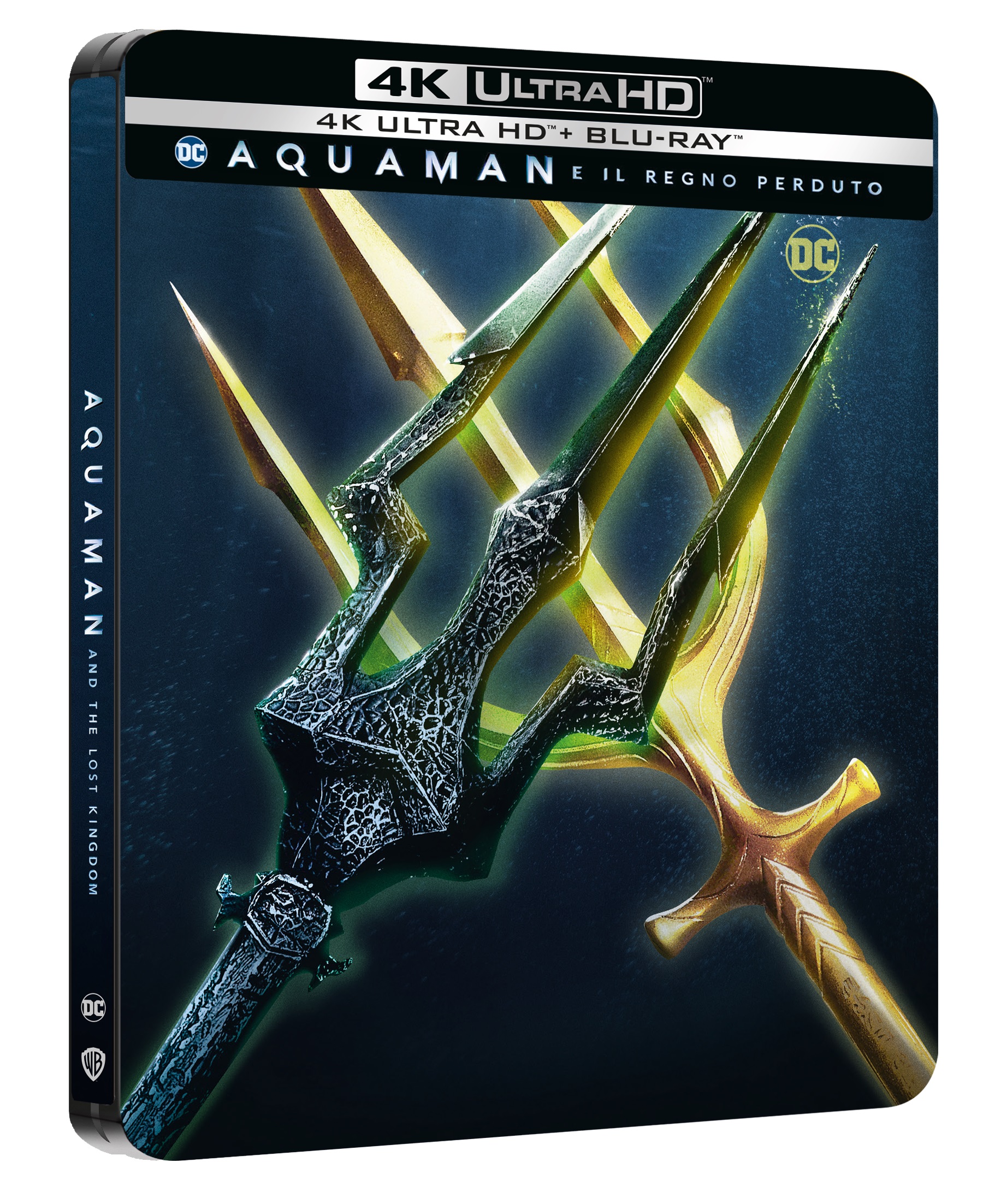 Aquaman e il regno perduto - SteelBook 3 (4K Ultra HD + Blu-Ray Disc - SteelBook)
