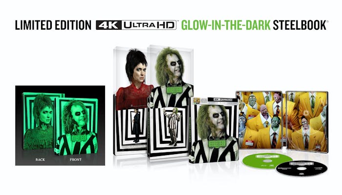 Beetlejuice Beetlejuice - Steelbook 3 (4K Ultra HD + Blu-Ray Disc - SteelBook Glow in the Dark)