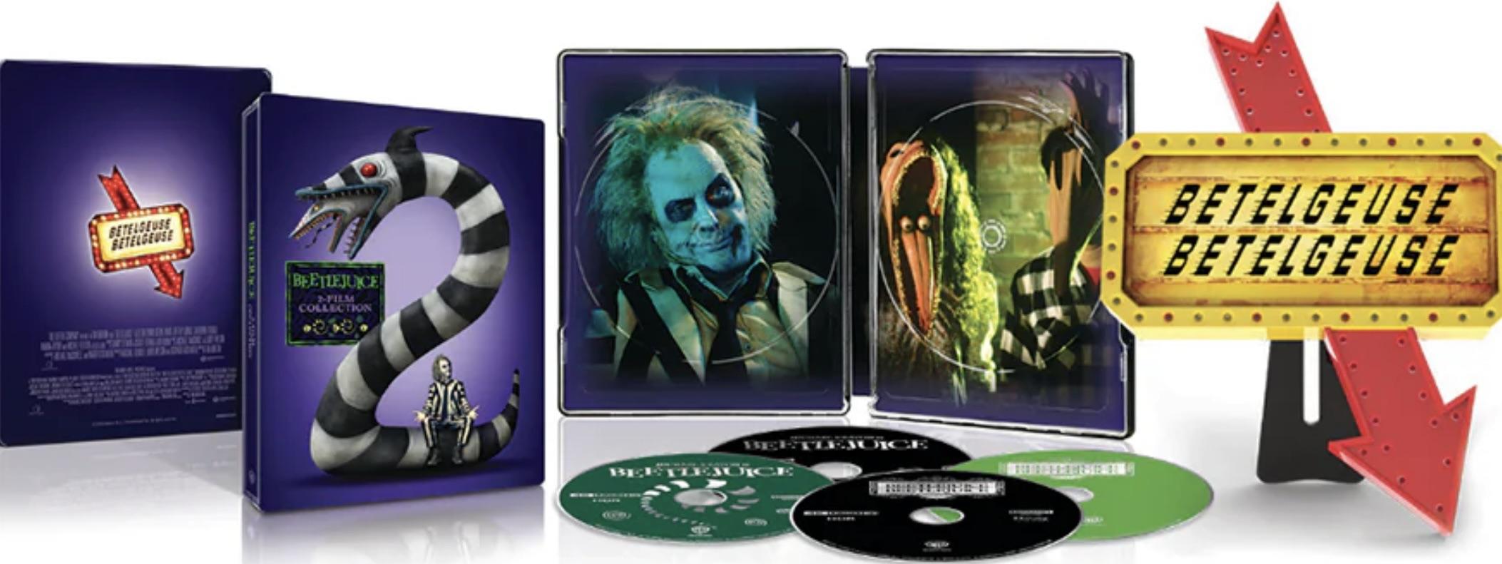 Beetlejuice 2-FIlm Collection (2 4K Ultra HD - SteelBook)
