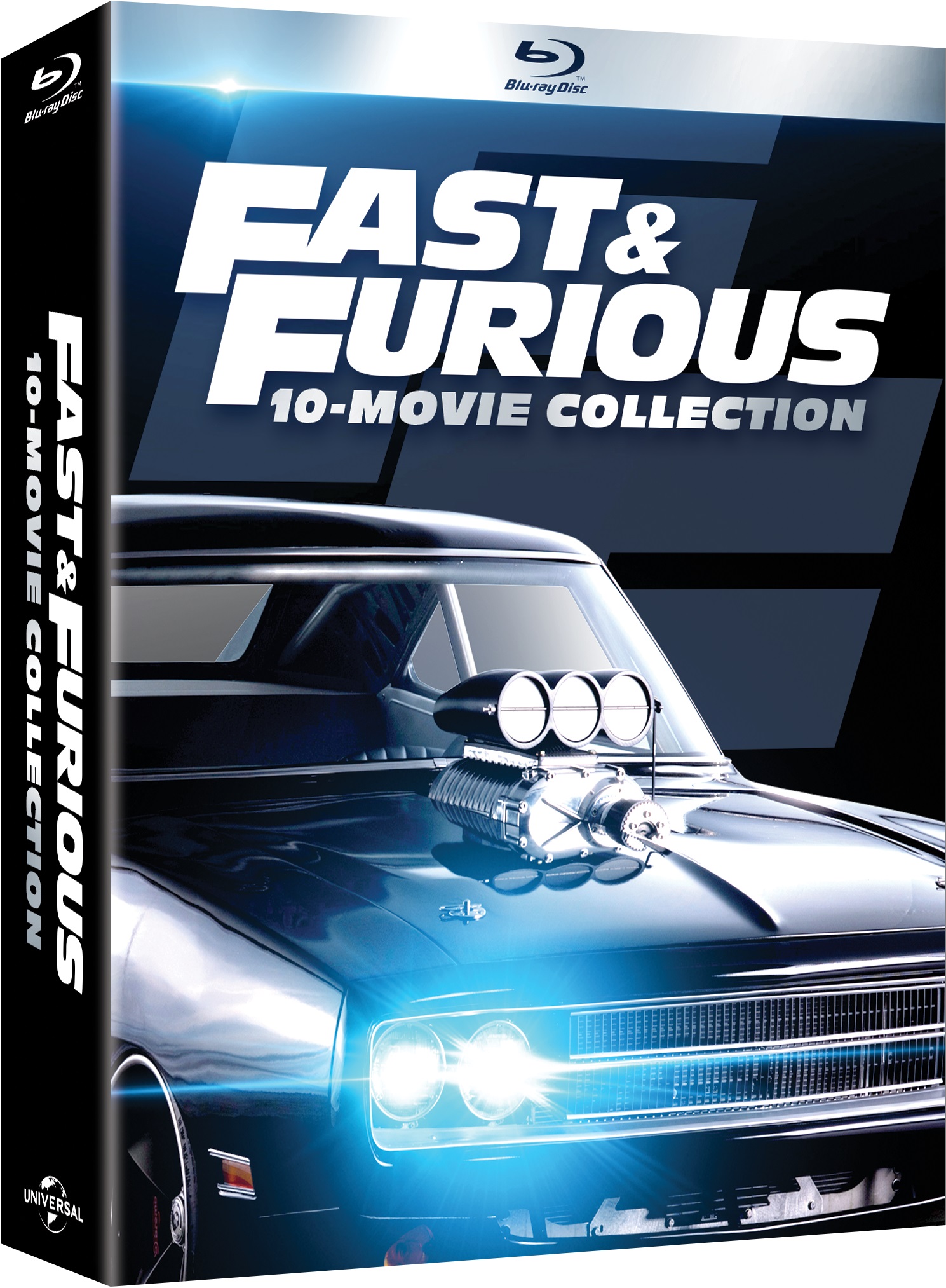 Fast & Furious - 10 Movie Collection (10 Blu-Ray Disc)