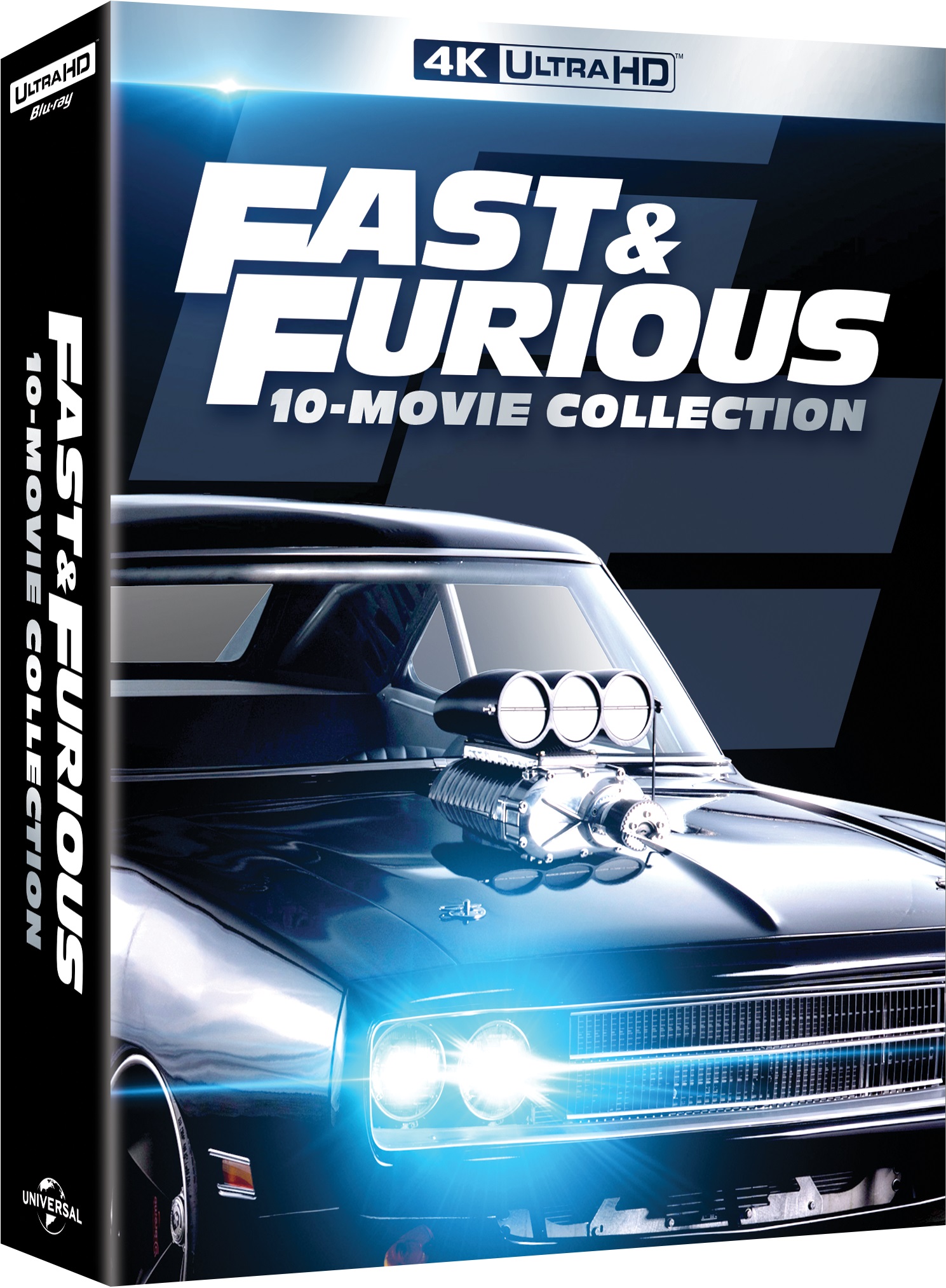 Fast & Furious - 10 Movie Collection (10 4K Ultra HD + 10 Blu-Ray Disc)
