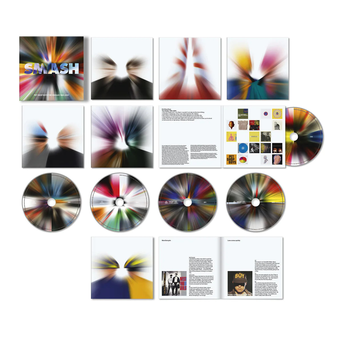 Pet Shop Boys - Smash The Singles 1985 2020 (2 Blu-Ray Disc + 3 CD)