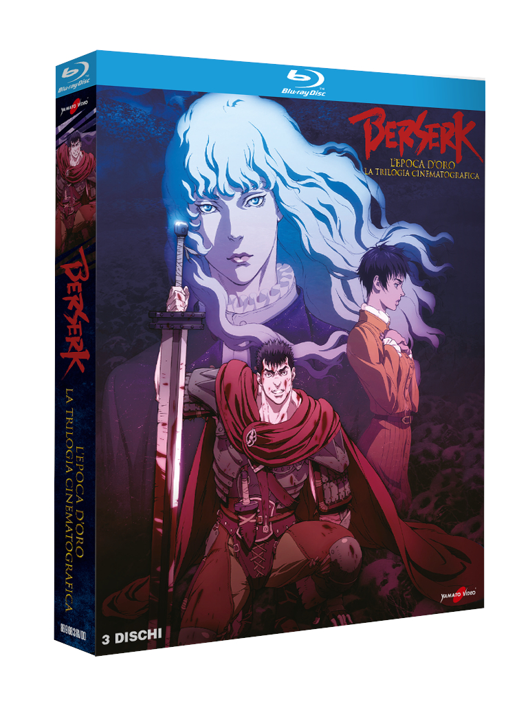 Berserk - L'epoca d'oro - La Trilogia Cinematografica (3 Blu-Ray Disc + Booklet + Card)