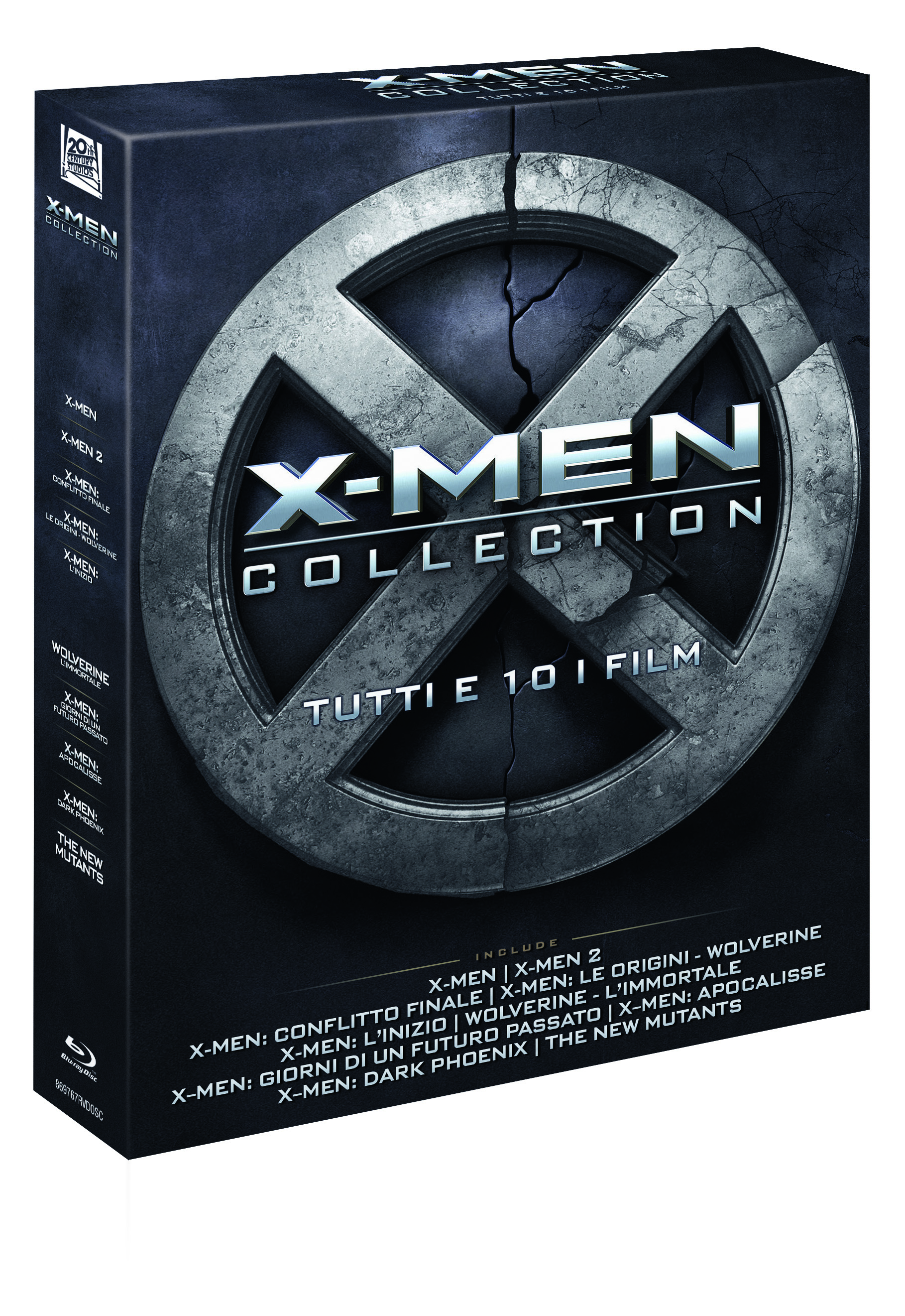 X-Men Collection - 10 Film (10 Blu-Ray Disc)