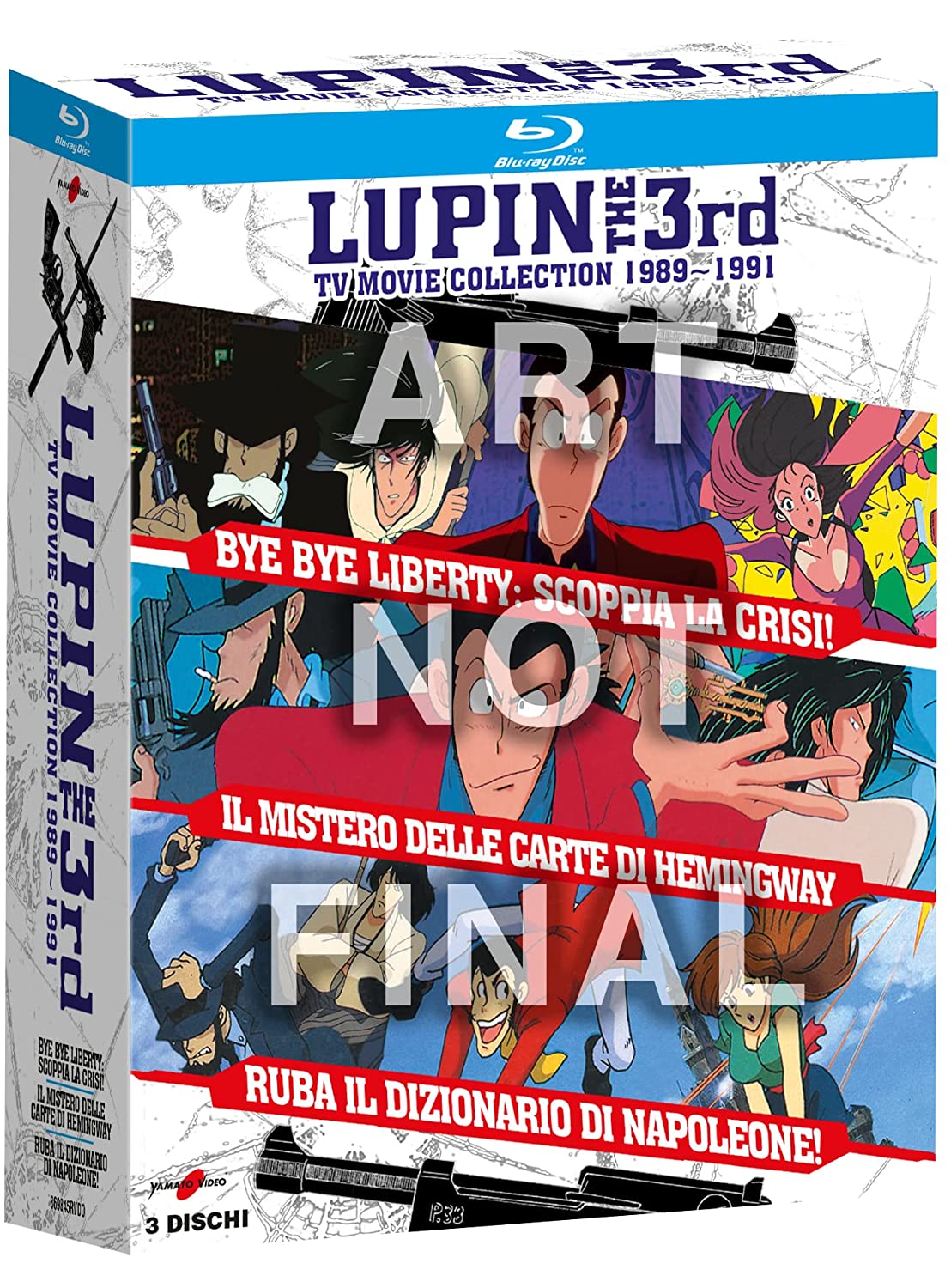 Lupin III - Tv Movie Collection 1989-1991 (3 Blu-Ray Disc + Booklet)