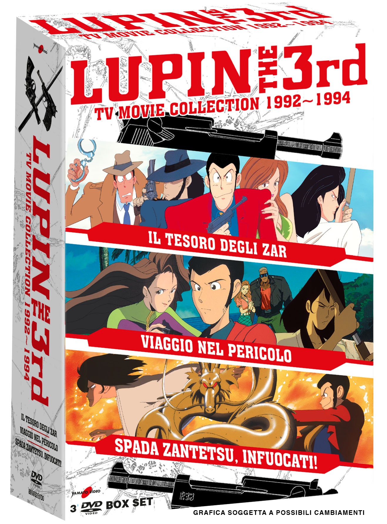 Lupin III - Tv Movie Collection 1992-1994 (3 DVD)