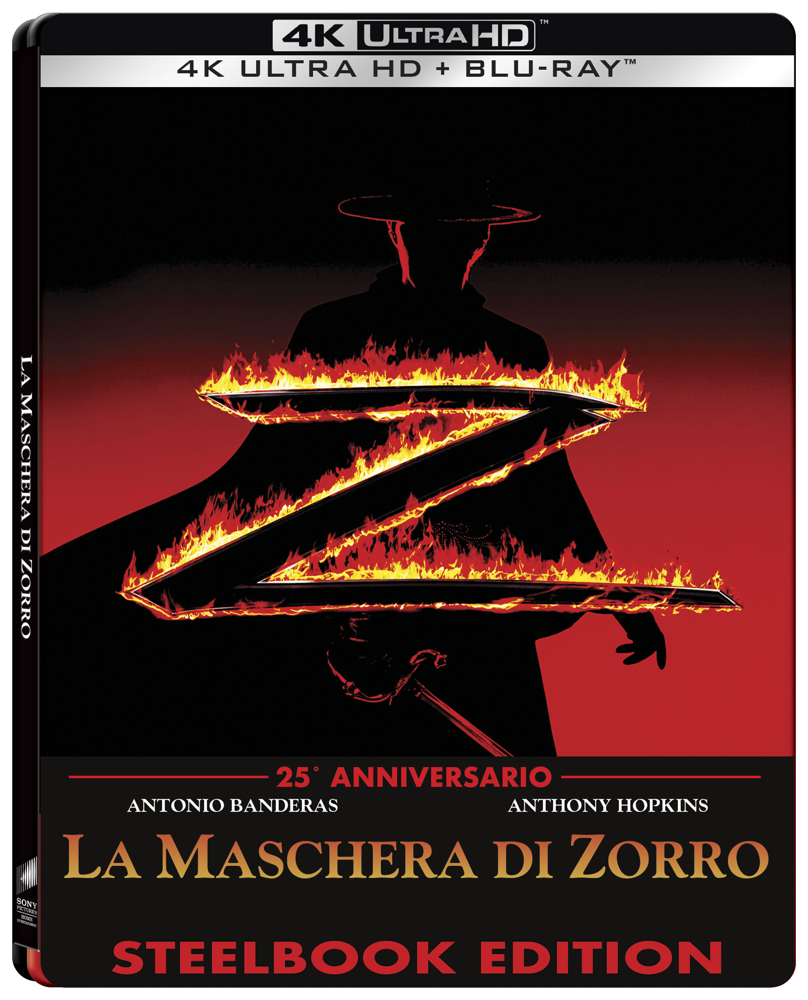 La Maschera di Zorro (4K Ultra HD + Blu-Ray Disc - SteelBook)