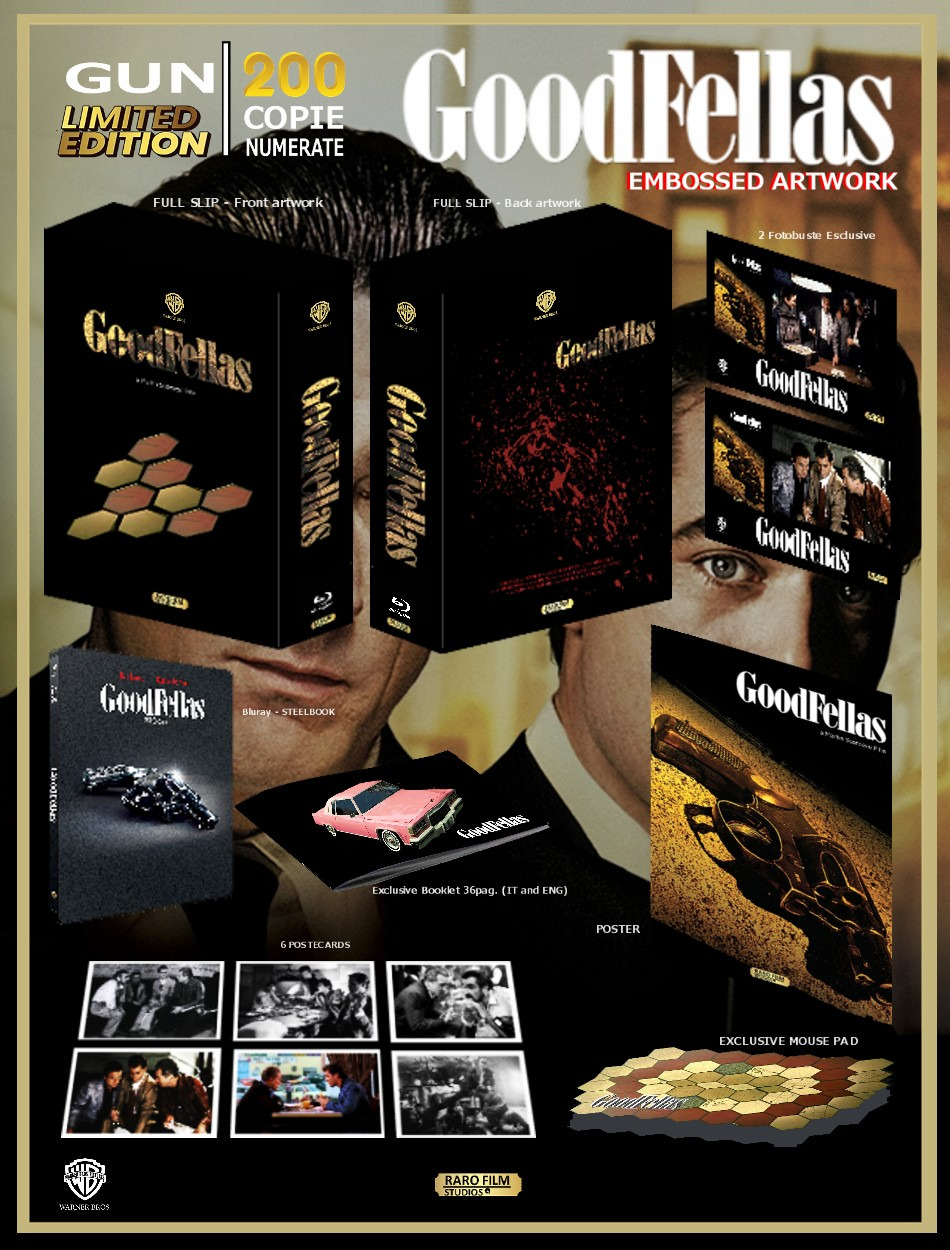 Goodfellas - Gun Ed. (Blu-Ray Disc + Poster + 6 Postcard + Booklet - Steelbook)