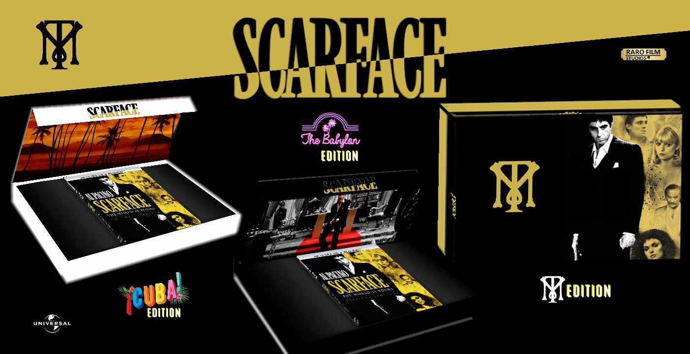 Scarface - One Click - Tony Montana Ed (4K Ultra HD + Blu-Ray Disc + Box)