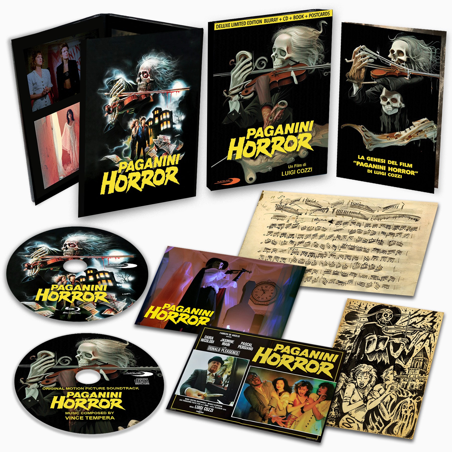 Paganini Horror - Deluxe Edition Restaurata 35 Anniversario (Blu-Ray Disc + CD + Book + Postcards)