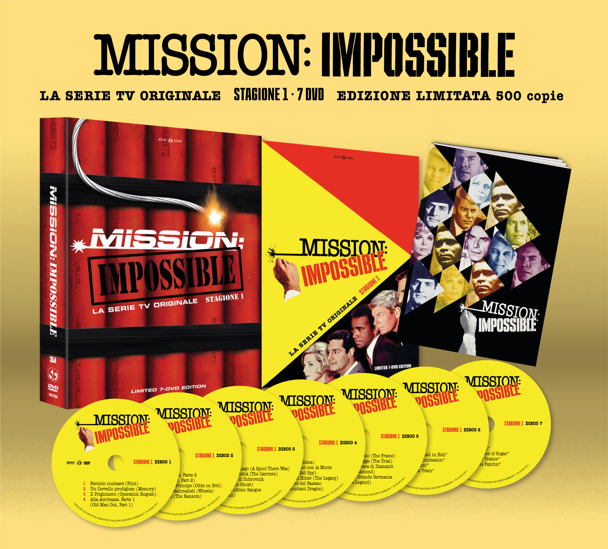 Mission: Impossible - Stagione 01 - Limited Edition (Noir d'Essai # 354) (7 DVD + Booklet)