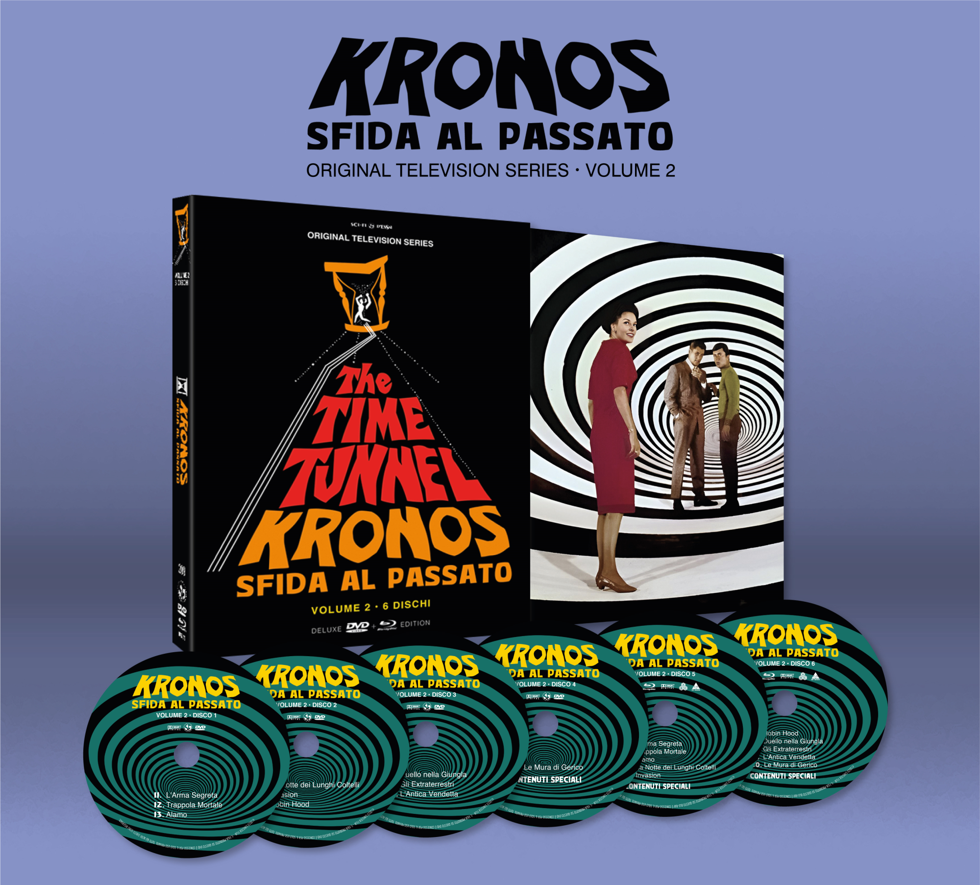 Kronos - Sfida al passato #02 - Deluxe Edition (Sci-Fi d'Essai # 209) (4 DVD + 2 Blu-Ray Disc*)