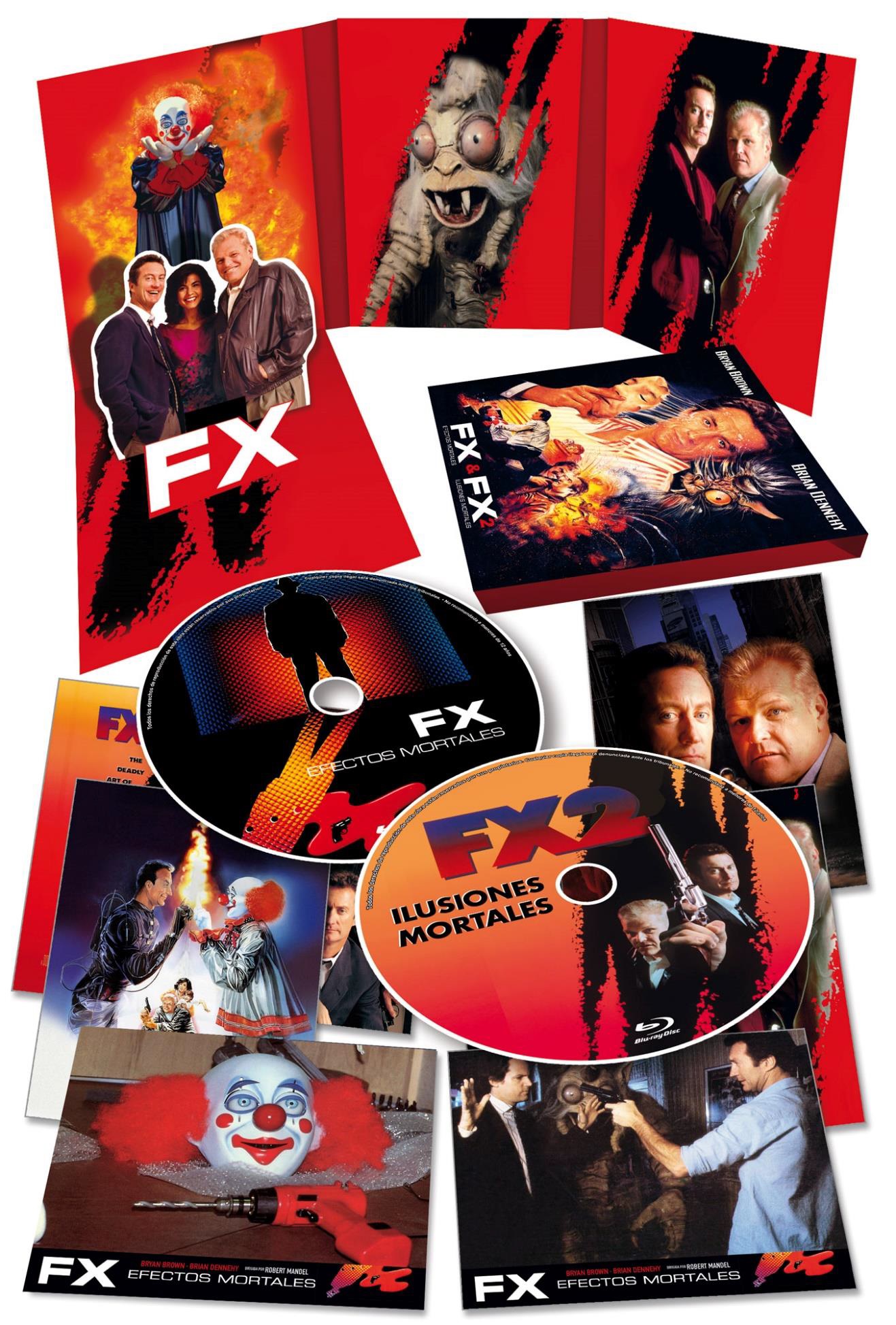 FX1 Efectos Mortales + FX2 (FX - Effetto mortale) - Limited (Import Spain) (Blu-Ray Disc + 8 Cards)